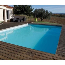 Piscina Madeira Sunwater 550x300 H140cm Forro Azul Ubbink