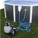 Round above ground pool TOI Prestigio white 350x132 with complete kit