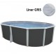 Piscine hors sol Ovale TOI Compact blanc 640x366x132 avec kit complet