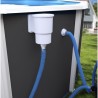 Oberirdischer Pool TOI Ibiza Compact oval 730x366x132 mit komplettem Anthrazit-Kit