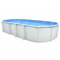 Piscina acima do solo TOI Ibiza Oval 915x457x132 com kit completo Branco