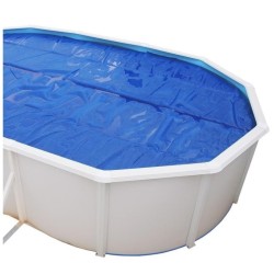 Oberirdischer Pool TOI Mallorca oval 640x366xH120 mit komplettem Kit Weiß