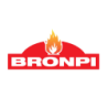 Insert à bois d'Angle vitrés droite Bronpi Paris 90-ED Vision 14kW avec turbine