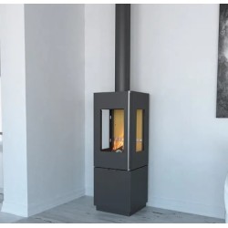 Holzofen Bronpi Bombay 3C 7kW mit 3 verglasten Seiten