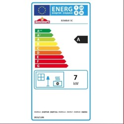 Holzofen Bronpi Bombay 3C 7kW mit 3 verglasten Seiten