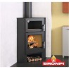 Bronpi Lerma 9kW Holzeckofen mit Backofen