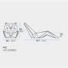 Set di 4 sedie a sdraio: Vondom Ibiza White