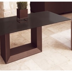 Mesa de comedor Vela 200 Vondom 300x100xH72 Blanco