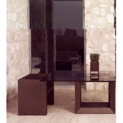 Dining table Vela XL Vondom 300x120xH72 White