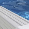 Piscina elevada TOI Magnum ovalada 730x366x132 Antracita con escalera de seguridad