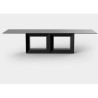 Table de repas Vela XL Vondom 300x120xH72 Full Grey