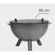 Garden Brazier Kongo Cook King Premium 85cm with 4 Accessories