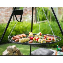Brasero et Trépied  Viking Cook King  80cm avec Gril Inox