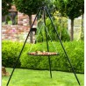 Viking King Kohlenbecken und Stativ 80cm mit Edelstahlgrill