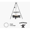 Brasero et Trépied Haiti Cook King 60cm avec Gril Inox