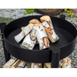 Braciere Viking King e treppiede 80cm con griglia in acciaio inossidabile
