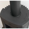 Bronpi Dover 9kW runder Holzofen mit Scheiterhaufen