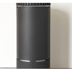 Bronpi Dover 9kW estufa de leña redonda con pira