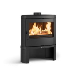 Bronpi Dover 9kW runder Holzofen mit Scheiterhaufen