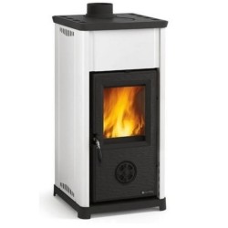Poêle à bois Nordica Extraflame Tea 6.6kW blanc
