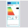 Stufa a legna rotonda Nordica Extraflame Marlena 7.5kW ghisa