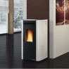 Ventilated pellet stove La Nordica Extraflame Ketty Evo 2.0 7kW White