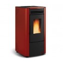 Ventilated pellet stove La Nordica Extraflame Ketty Evo 2.0 7kW Bordeaux