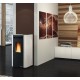 Fogão a pellets ventilado La Nordica Extraflame Ketty Evo 2.0 7kW Bordeaux