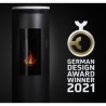 Pelletofen La Nordica Extraflame Amika 8kW wasserdicht belüftet Schwarz