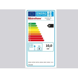 Estufa de pellets La Nordica Extraflame Dahiana VFS 10 kW ventilada Marfil