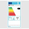 Pastilha de madeira Nordica Extraflame Inserto 80 Wide 2.0 80kW
