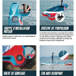 Stand Up Paddle Coasto E-Motion 10' Board and Thruster Set 270Wh