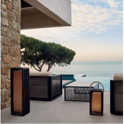 Poltrona lounge Vondom The Factory alumínio Ecru