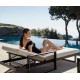 Chaise Longue Vondom The Factory aluminium Ecru