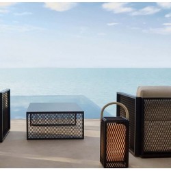 Tavolino Vondom The Factory alluminio Ecru