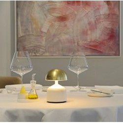 Table Light Imagilights Led Demoiselle Small Dome Gold