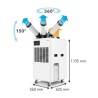 Climatiseur Spotcool Trotec PT-5300 SP pour climatisation localisée