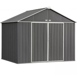 Metall-Gerätehaus Habrita 299x249x h249 Doppelt geneigtes Dach