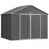 Metall-Gerätehaus Habrita 299x249x h249 Doppelt geneigtes Dach