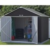 Metall-Gerätehaus Habrita 299x249x h249 Doppelt geneigtes Dach