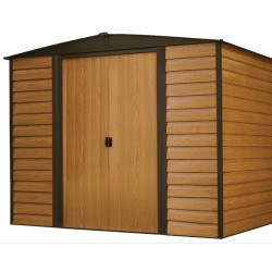 Abri de Jardin en Métal Habrita 254x181xh201 Portes coulissantes