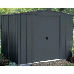 Habrita Metall-Gerätehaus 313x242xh198 mit Doppelschiebetür