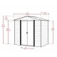 Metal Garden Shed Habrita 193x151xh201 Sliding Doors