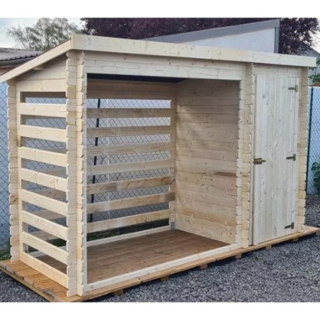 Habrita Wooden Bicycle Shelter 3m3