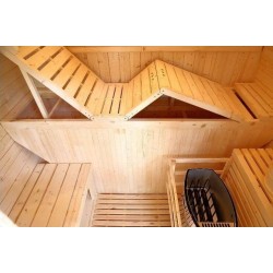 Sauna al aire libre Gaïa Bella 3 lugares Holl's en Epicea