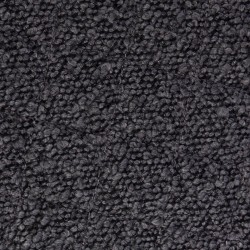 Sillón Eni con efecto rizo gris oscuro con reposabrazos de fresno macizo VeryForma.