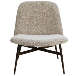 Conjunto de 2 Poltronas Bala efeito encaracolado Base de Areia Preto Metal VeryForma