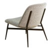 Set de 2 Sillones Bala efecto rizado Base Arena Metal Negro VeryForma