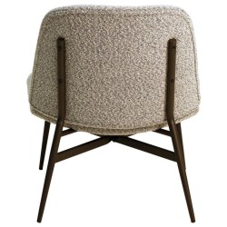 Conjunto de 2 Poltronas Bala efeito encaracolado Base de Areia Preto Metal VeryForma