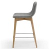 Set de 2 sillas encimera Aty Grey Fabric Base Ash VeryForma